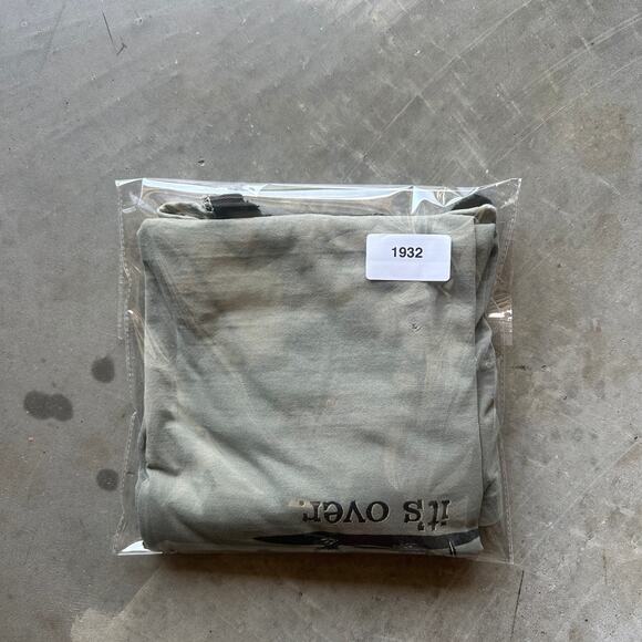 VTG No Boundaries Viking It's Over Graphic Tee Beige Distressed T-Shirt No Size - Picture 10 of 10